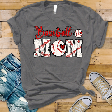 Baseball Mom Personalized T-Shirt
